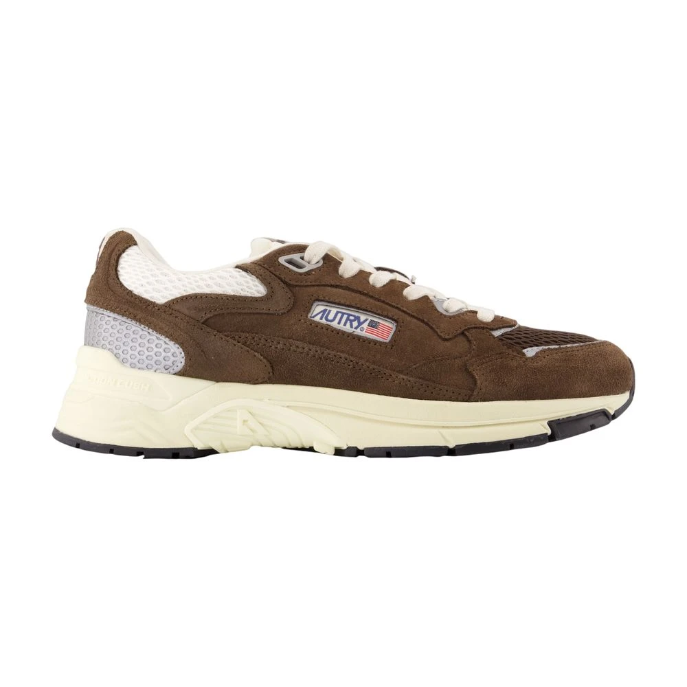 Autry Brown Hyperway Low Trainers - Male - Sneakers - 10 Uk - Shoes