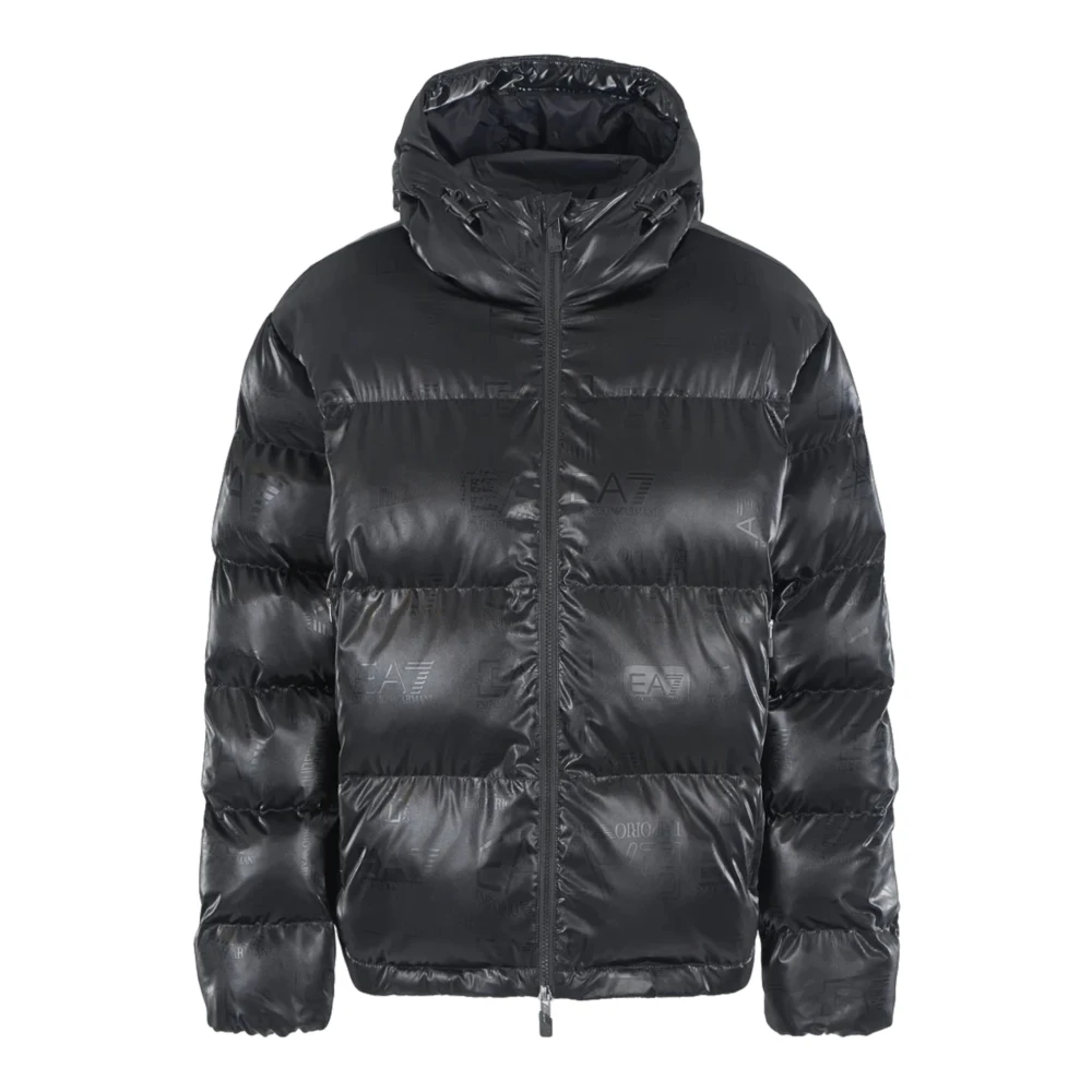 Emporio Armani EA7 Gewatteerde Bomberjack Black Heren