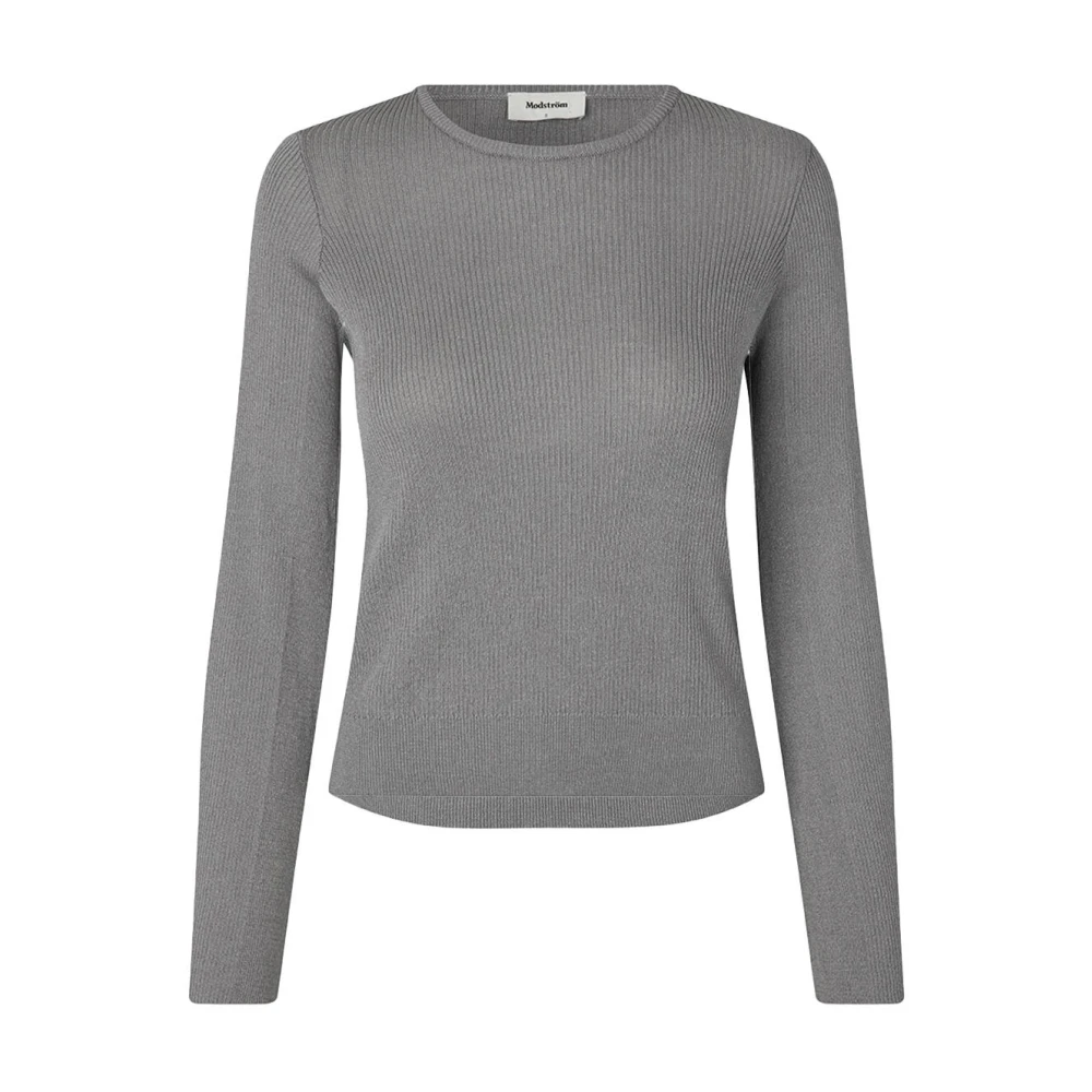 Modström Lange Mouw Top O-Hals Gray Dames