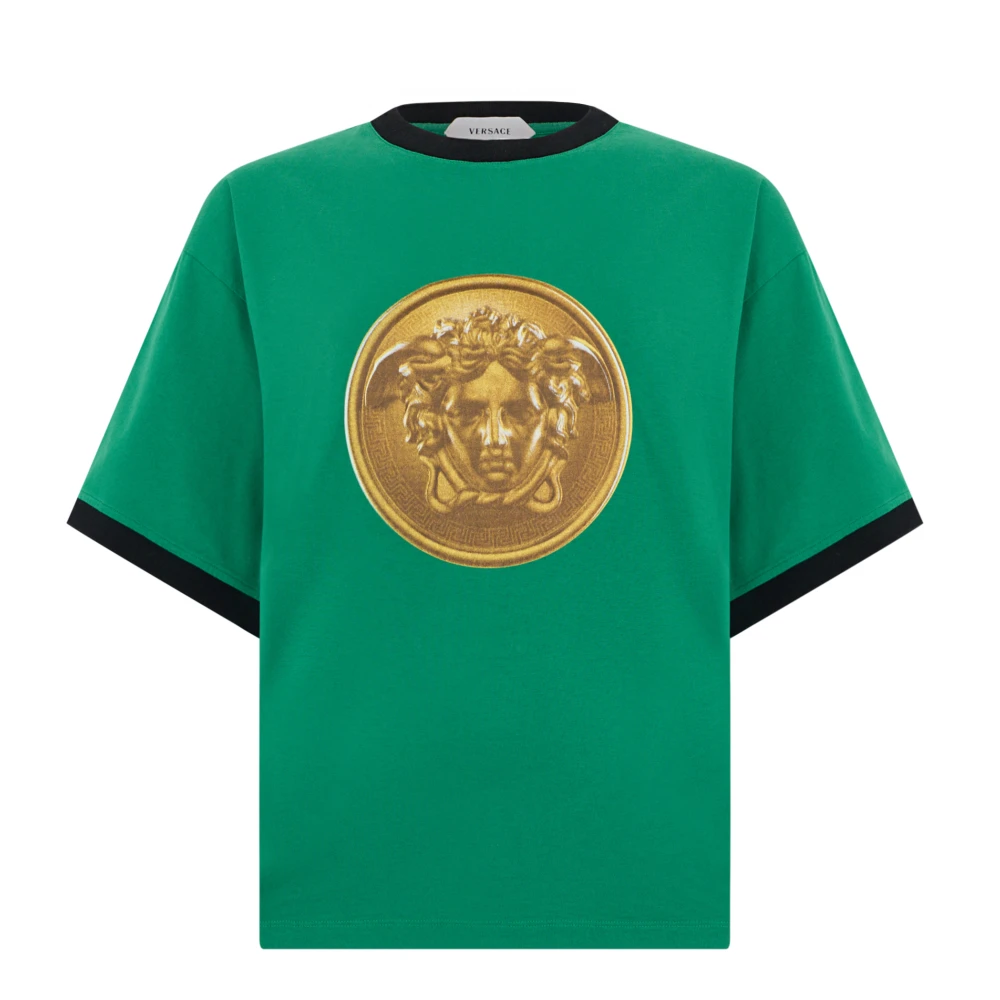 Versace Uomo Verde Top, Xl, New,