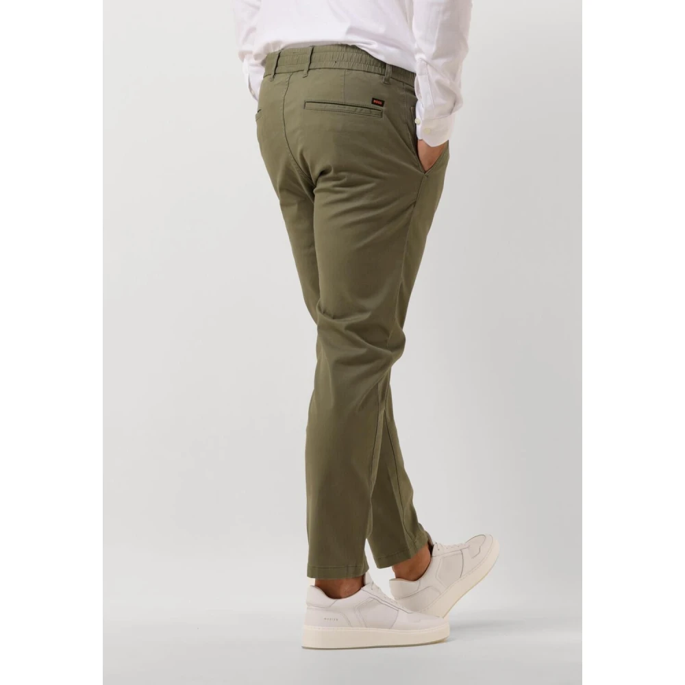 Boss Orange Groene Chino Tapered Broek Green Heren