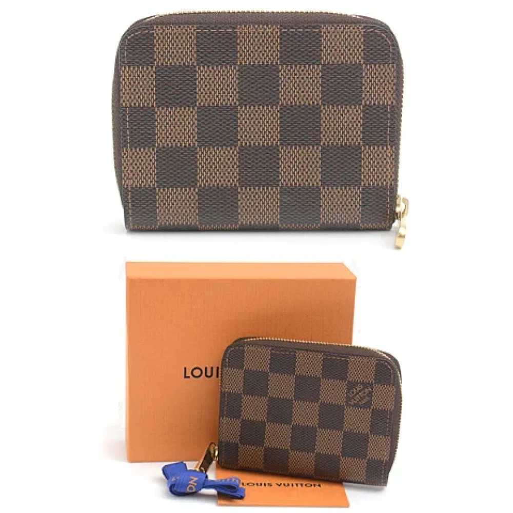 Louis Vuitton Vintage Pre-owned Canvas wallets Brown Heren