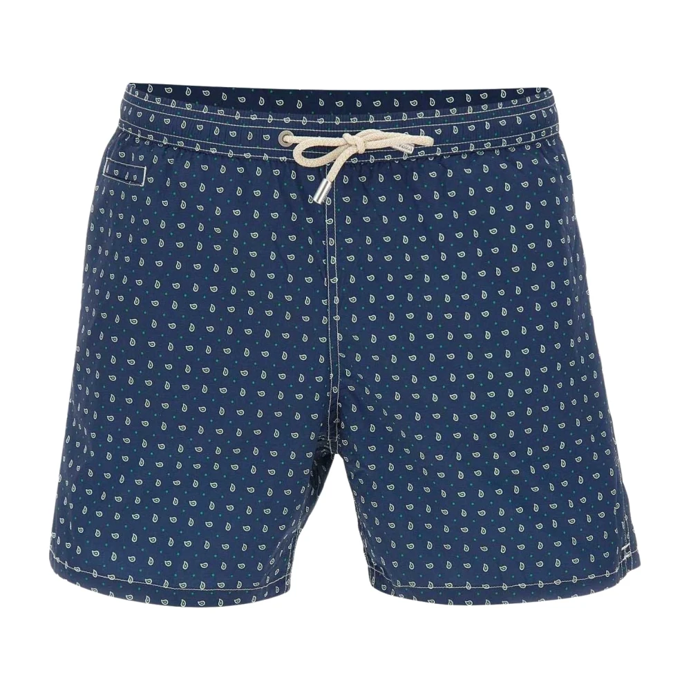 Mc2 Saint Barth Men's Blue Beachwear, Xl, Lighting Swim Shorts