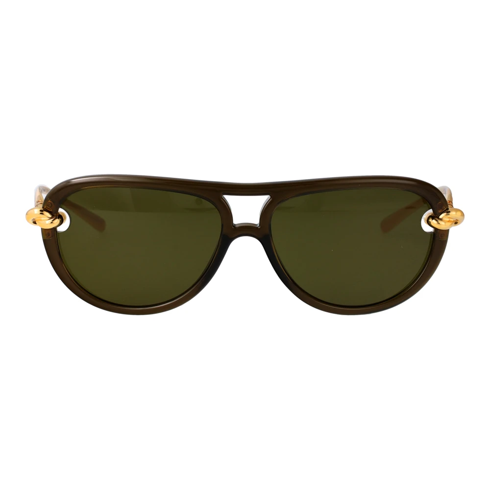 Bottega Veneta Unisex Green Sunglasses, 58 Mm, Bv1418s Sunglasses