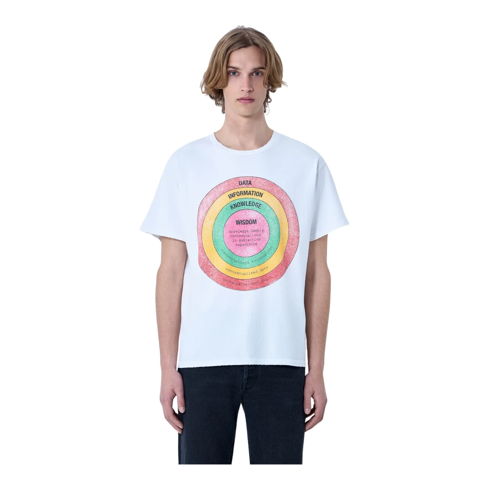 Gallery Dept. White Wisdom T-Shirt - Male - T-Shirts - Xl - Tops