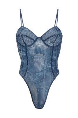 Print Bridget-dnm Bodysuit