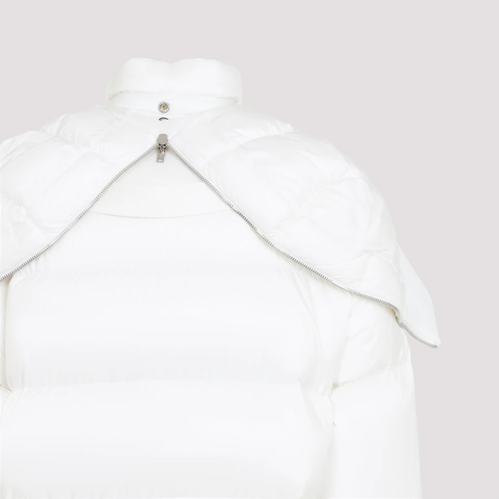 Moncler Capuchon Cyclopic Jas White Dames