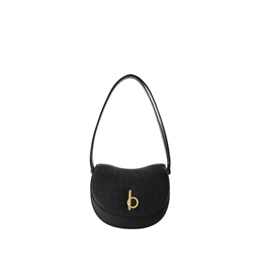 Burberry Gewatteerde Rocking Horse Tas Zwart Black Dames