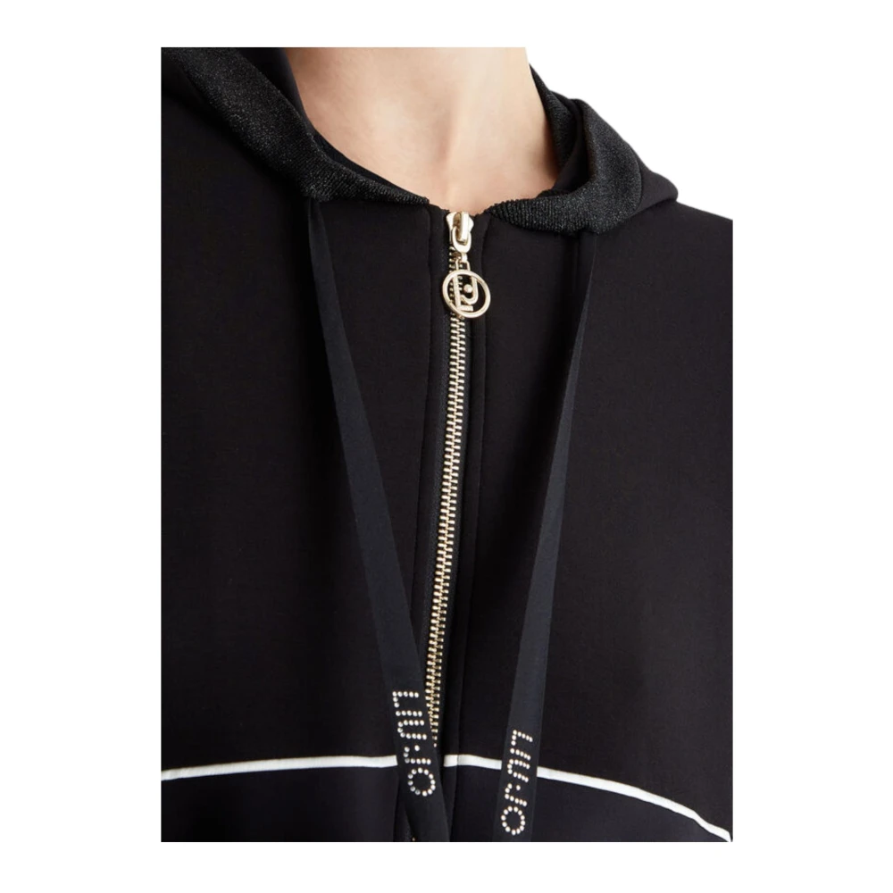 Liu Jo Dames Zip Hoodie Black Dames