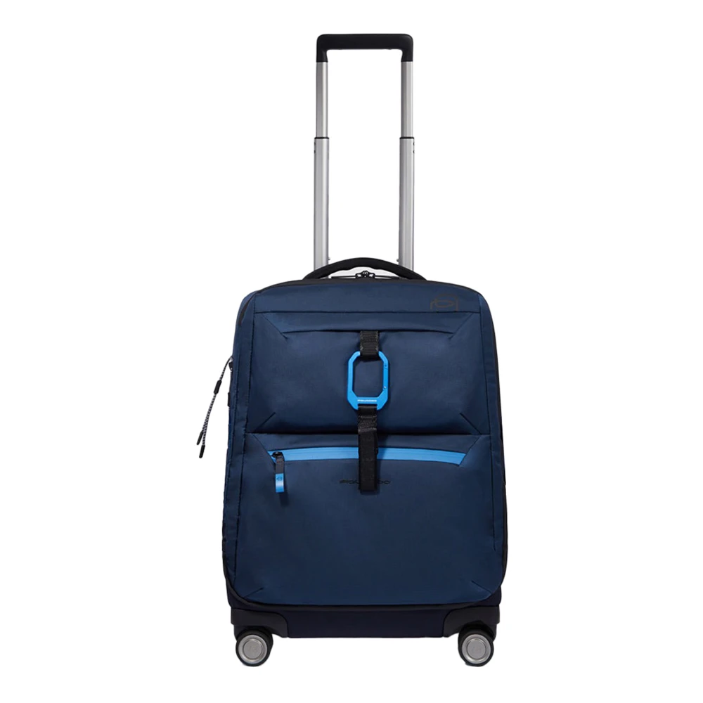 Piquadro Blauwe Stoffen Reistas Blue Unisex