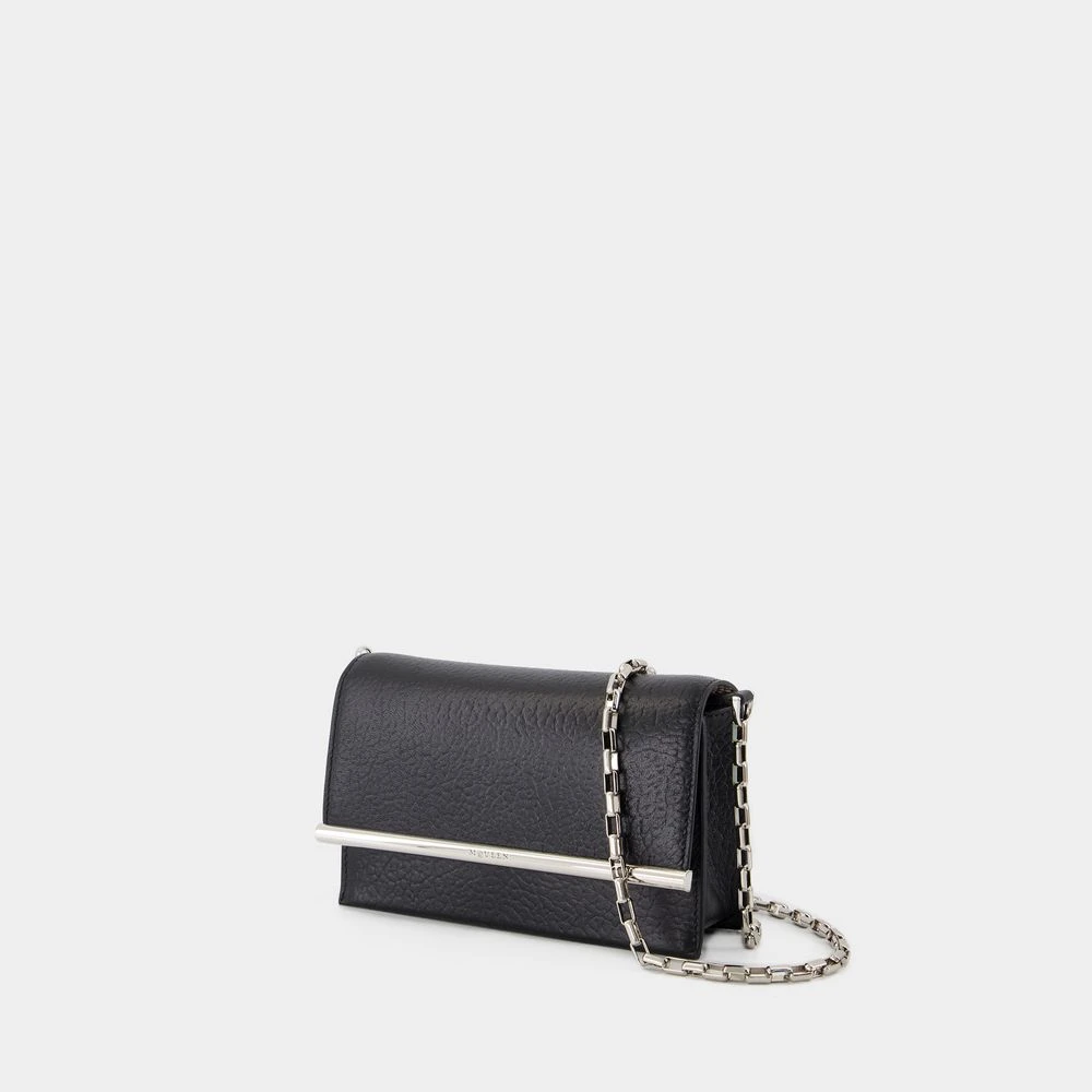 alexander mcqueen Gewatteerde Leren Cross Bar Tas Black Dames