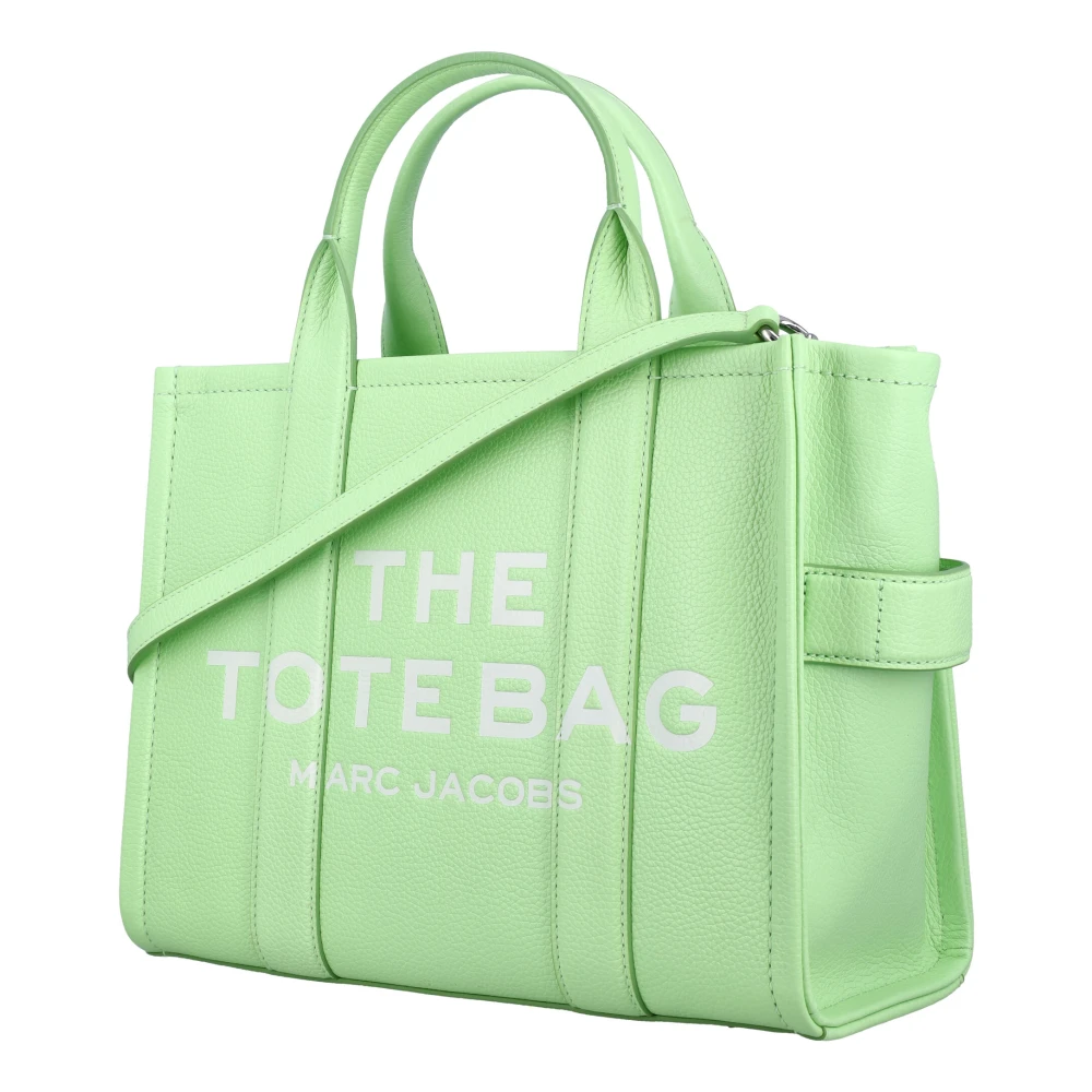 Marc Jacobs Stijlvolle Leren Tote Tas Green Dames