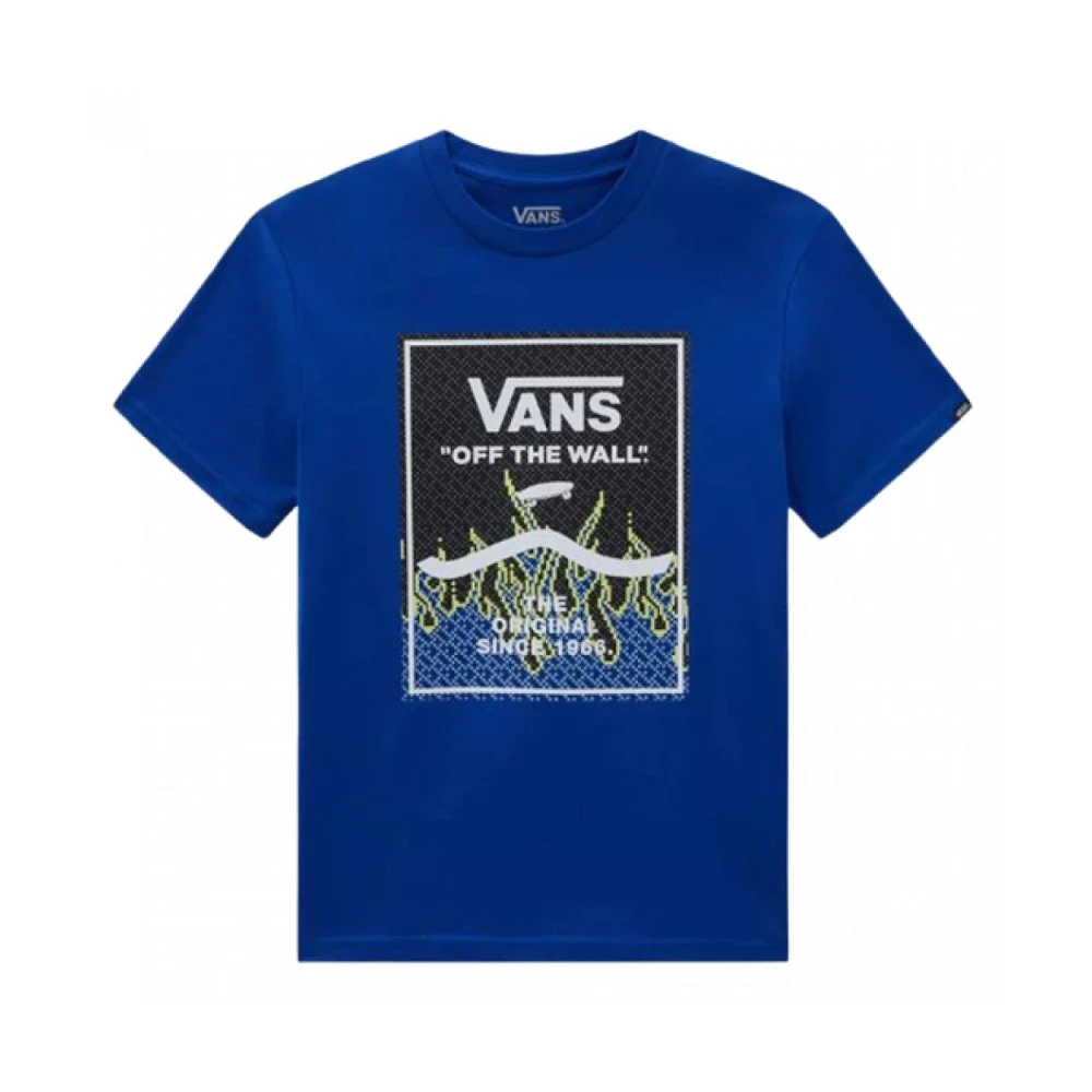 Vans Kinderen Korte Mouw Katoenen T-shirt Blue Heren