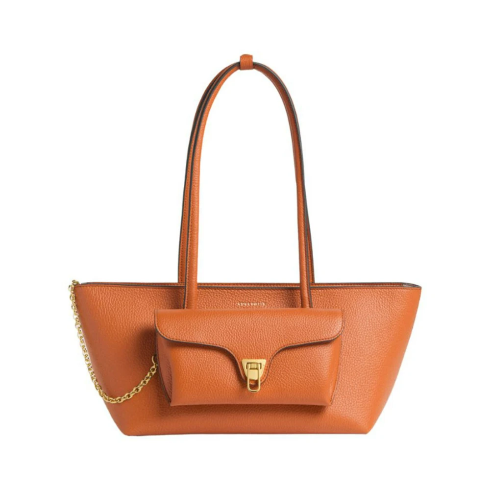 Coccinelle Women's Orange Shoulder Bags, One Size, Double Beat Medium
