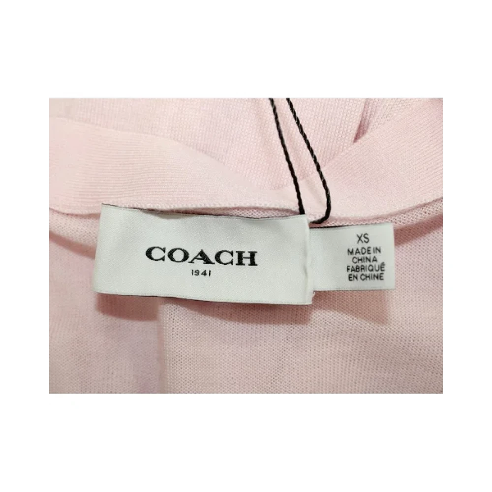 Coach Pre-owned Wool tops Pink Dames