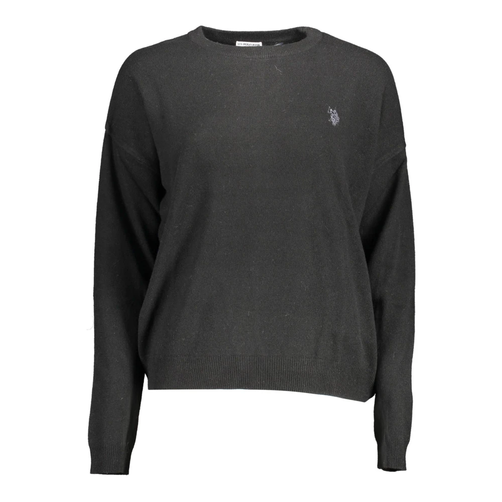 U.s. Polo Assn. Svart Round-Neck Knitwear