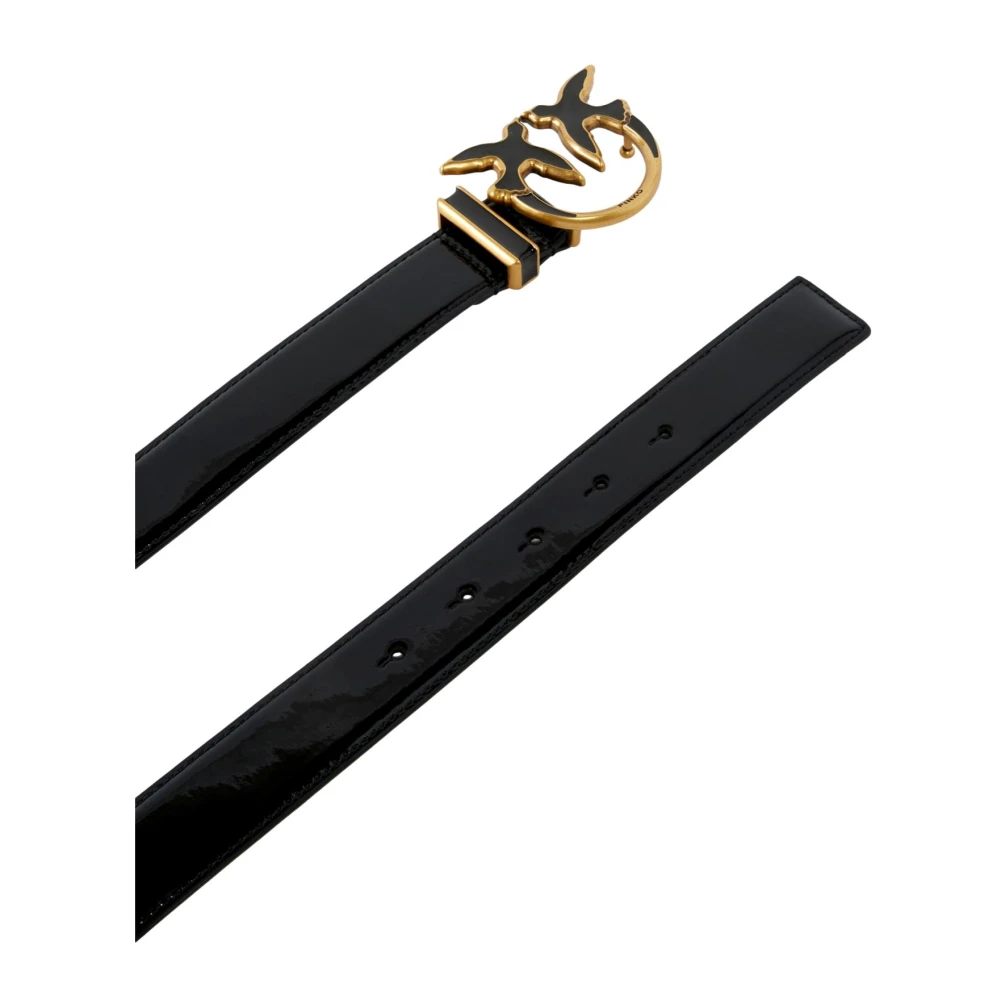 pinko Love Berry H3 Riem in Zwart Black Unisex