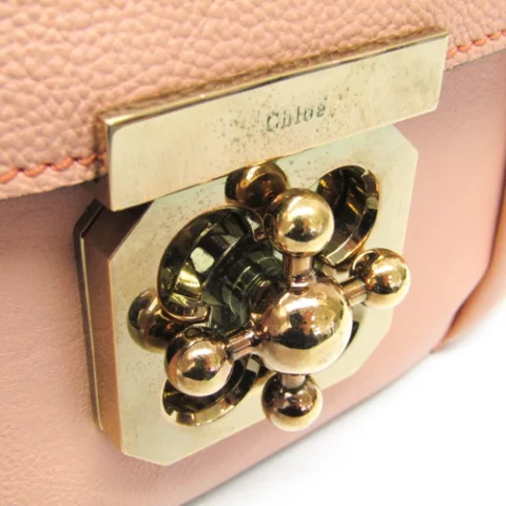 Chloé Pre-owned Leather shoulder-bags Pink Dames