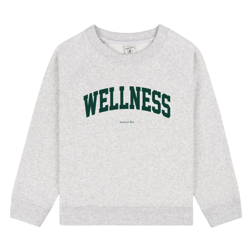 Sporty & Rich Wellness Sweatshirt - Unisex - Kids Sweatshirts - Gray - 12 Y - Kids