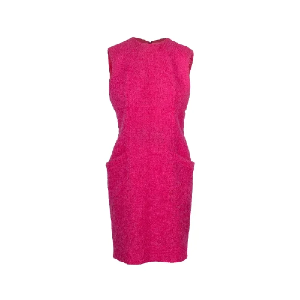 Valentino Vintage Pre-owned Wool dresses Pink Dames