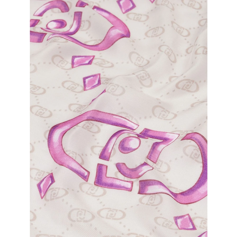 Liu Jo Logo Sketch Stola Sjaal Multicolor Dames