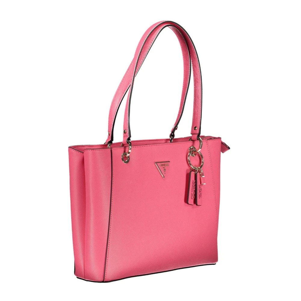 Guess Roze schoudertas met meerdere vakken Pink Dames
