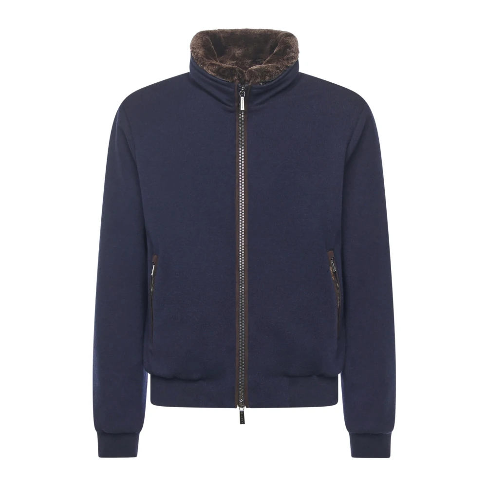 Moorer , Herren, Jacken, Blau, M