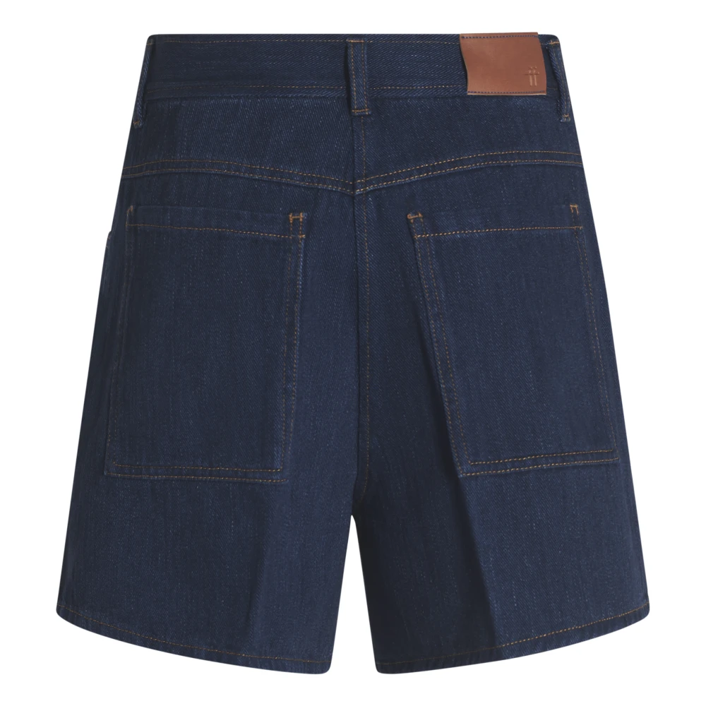 Forte Blauwe Shorts voor Vrouwen Blue Dames