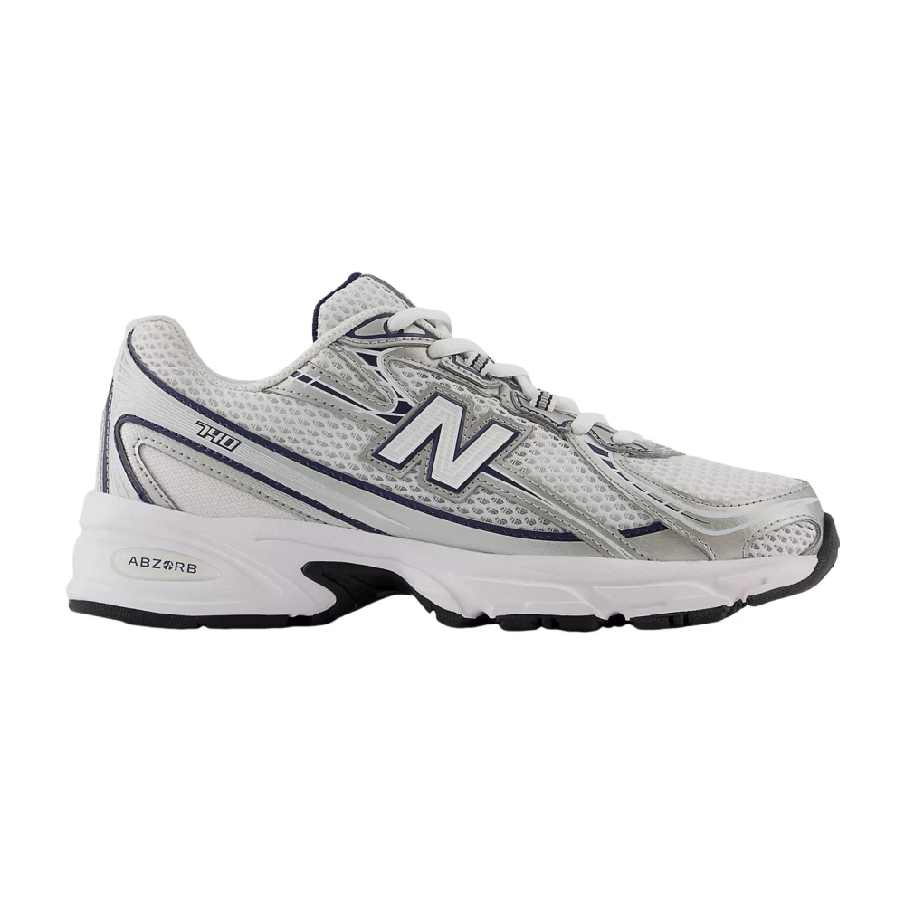 New Balance Wit Zilver Zwart Sneakers Gray Heren