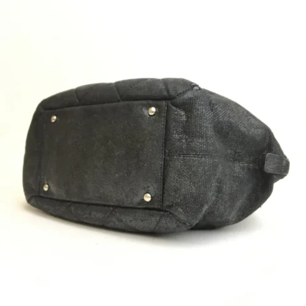 Chanel Vintage Pre-owned Fabric handbags Black Dames
