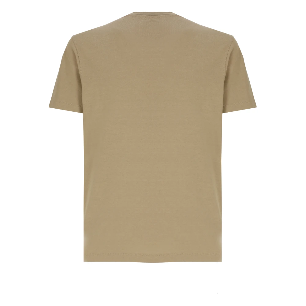 Zanone Groene Katoenen T-shirt en Polo Green Heren