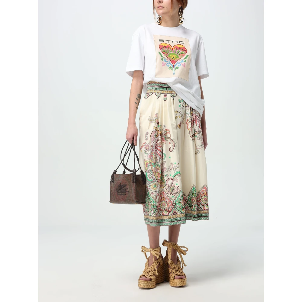 ETRO Stijlvolle schoudertas voor winkelen Brown Dames
