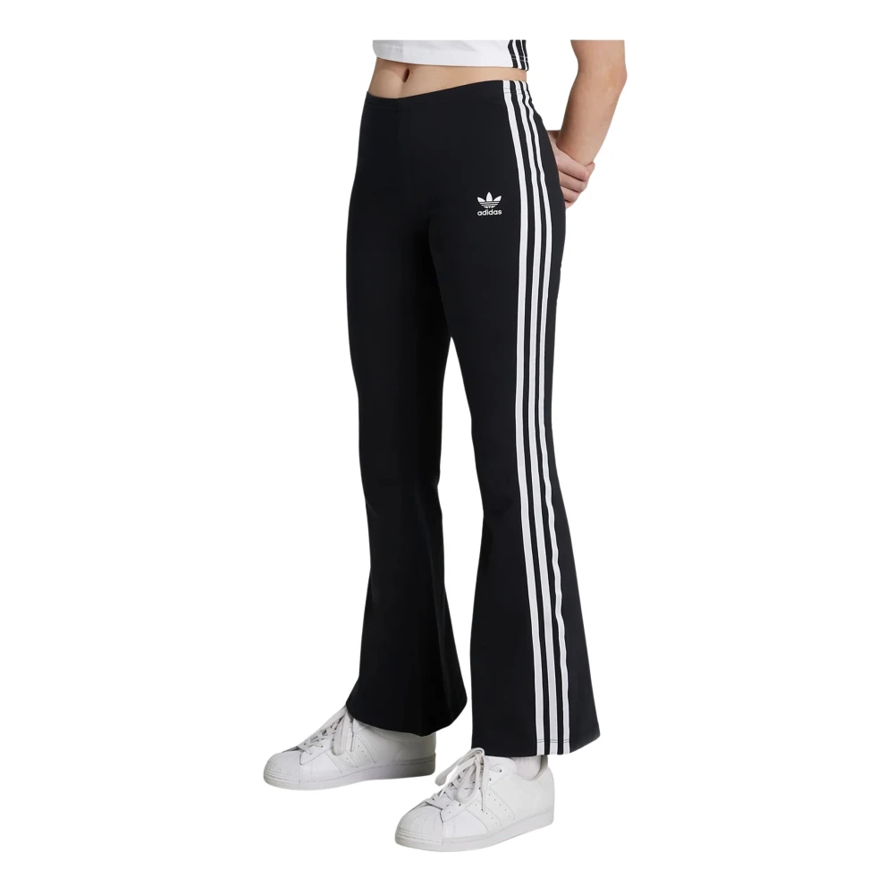 Adidas Originals Svarta Junior Leggings Adicolor Black, Flicka