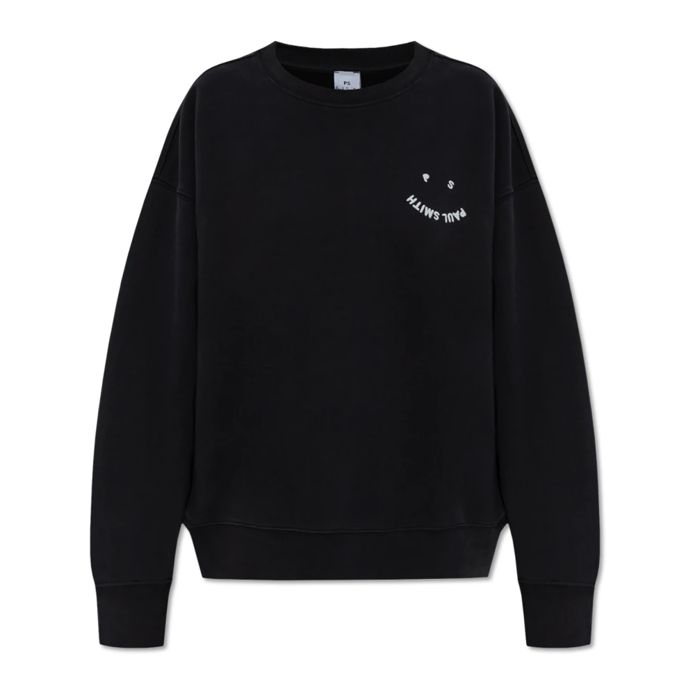 Sweatshirt med brodert logo