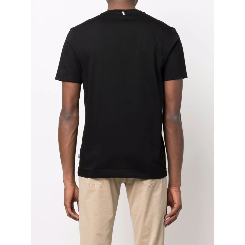 Hugo Boss Slim Fit Katoenen T-shirt Black Heren