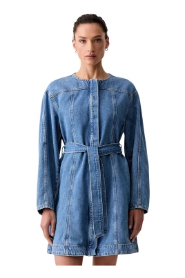 Mini denimklänning