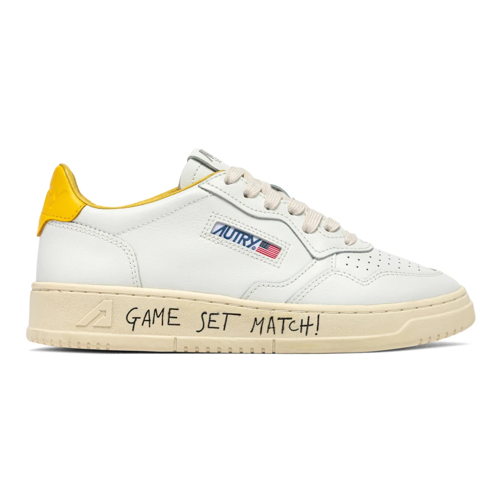 Autry White Sneakers, Male, 8 Uk, Medalist Low
