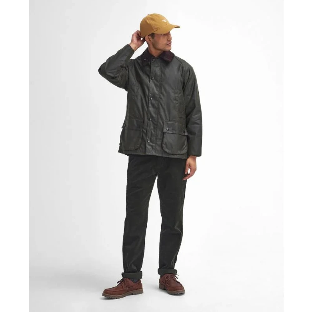 Barbour Gewaxte Archief Olijfjas Green Heren