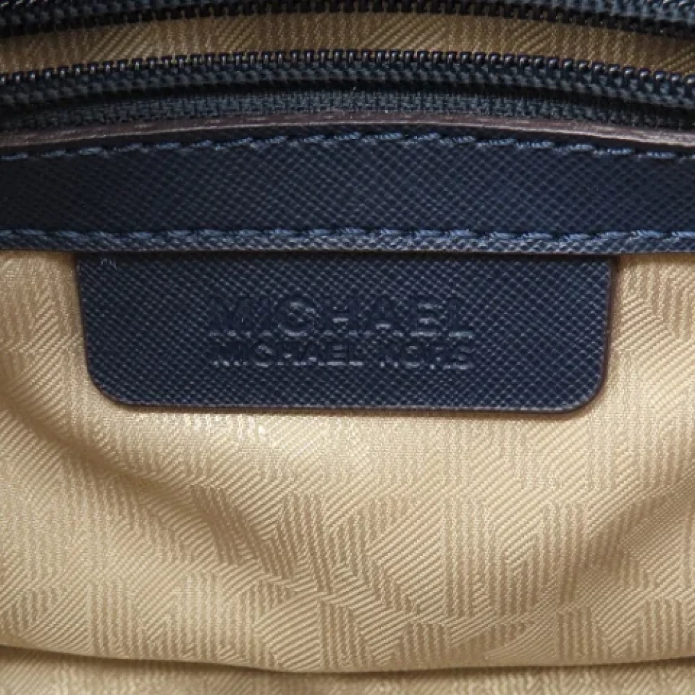 Michael Kors Pre-owned Leather shoulder-bags Blue Dames