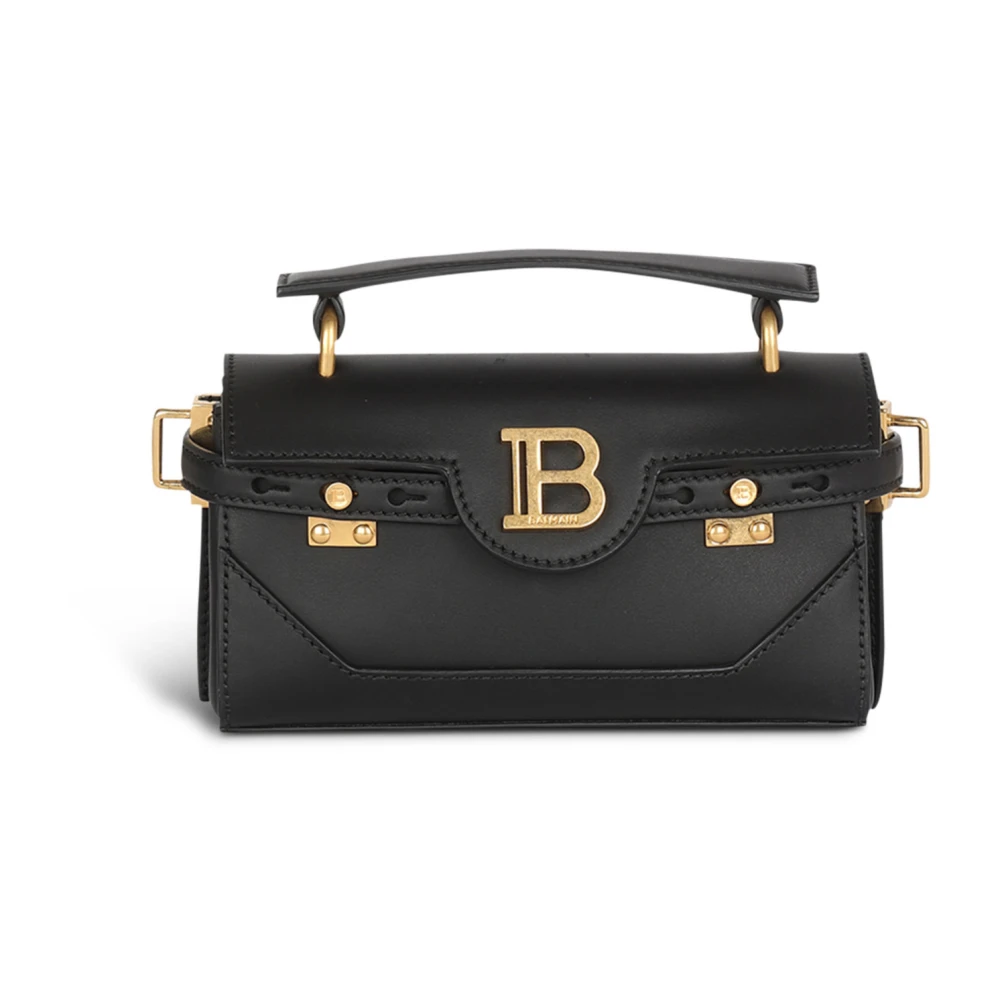 Balmain B-Buzz 19 leren tas Black Dames