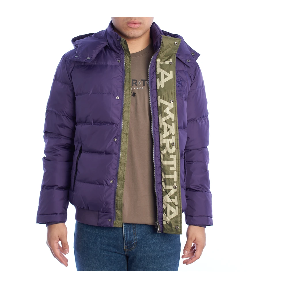 LA MARTINA Gewatteerde Winterjas Heren Purple Heren