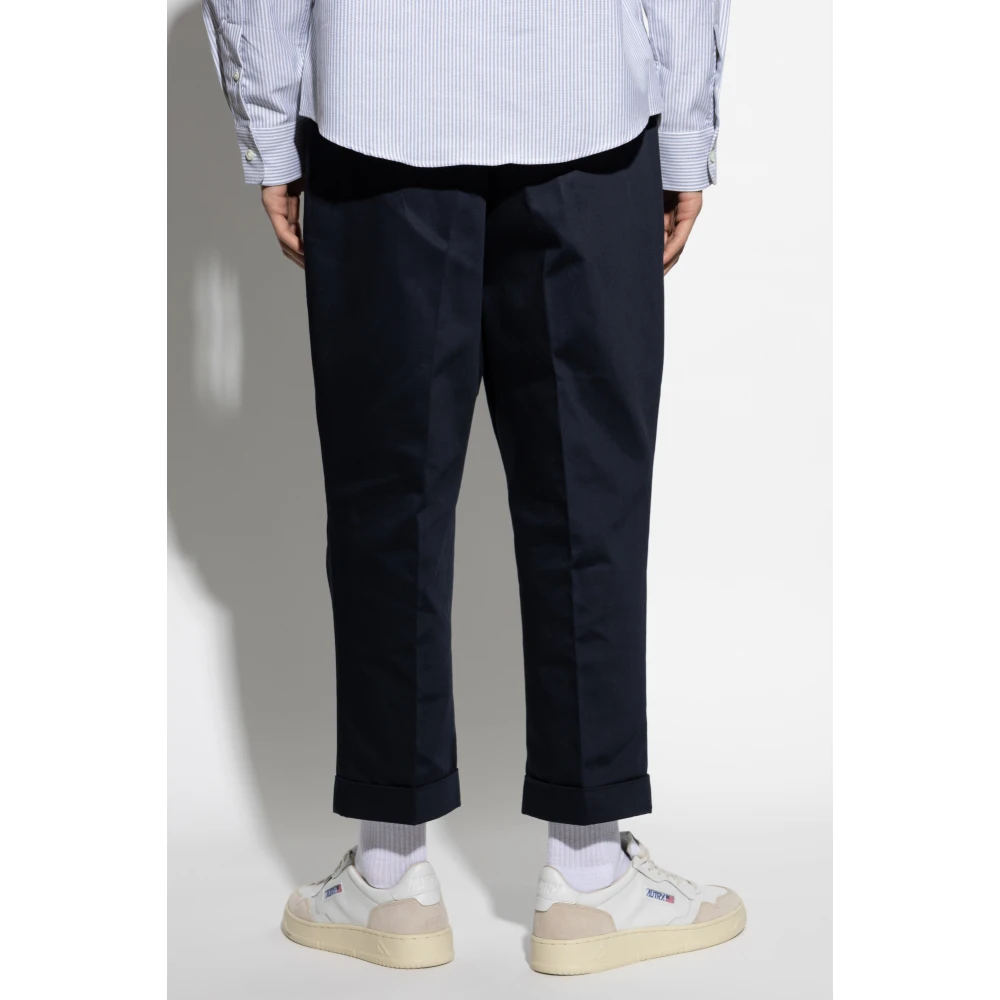 Ami Paris Logo broek Blue Heren