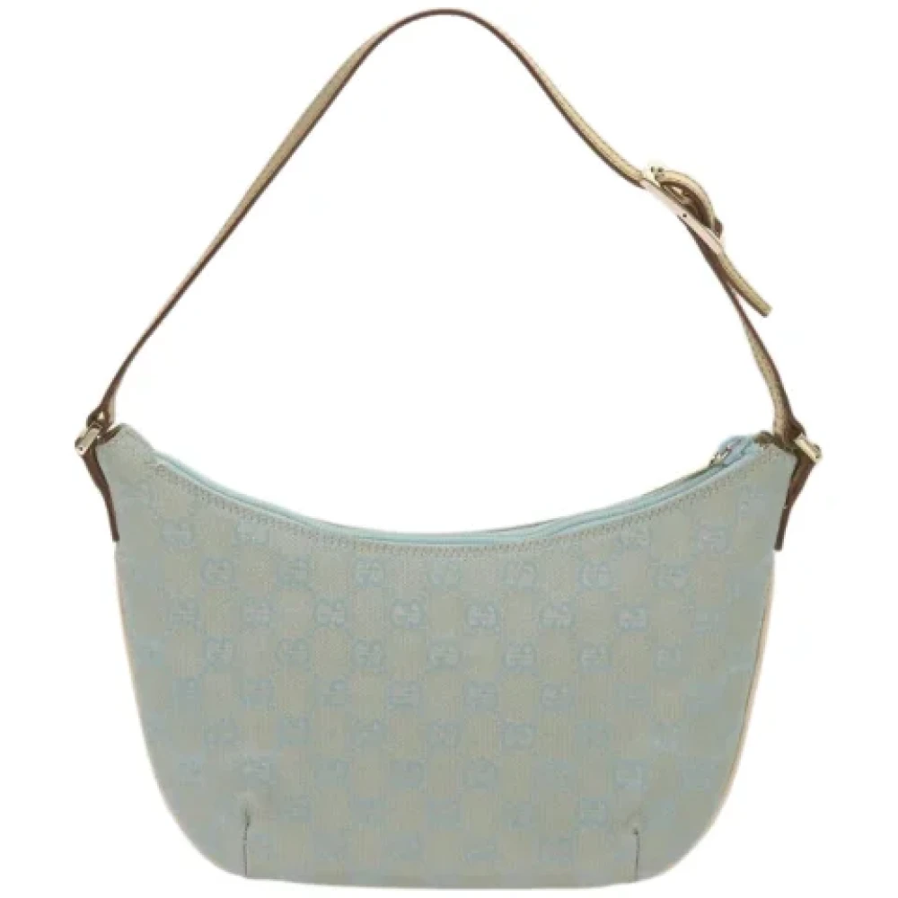 Gucci Vintage Pre-owned Canvas gucci-bags Blue Dames