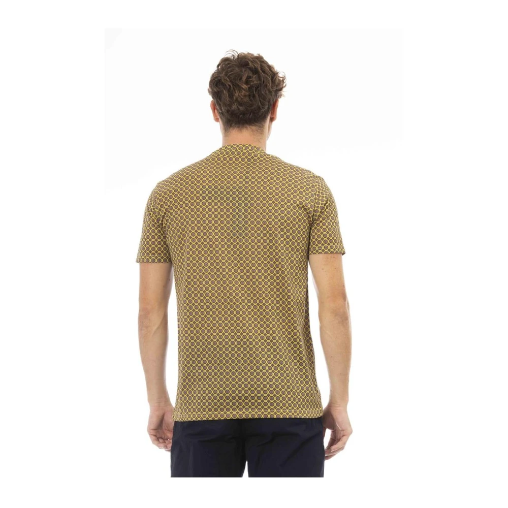 Baldinini Stijlvol T-shirt van katoen met print op de voorkant Green Heren