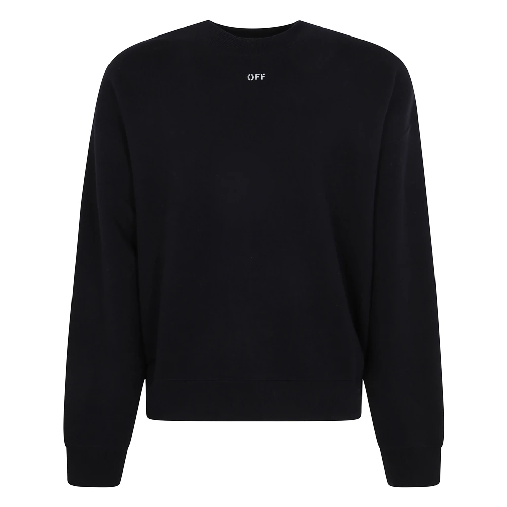 Knitwear > Round-neck Knitwear - - Off White - Modalova