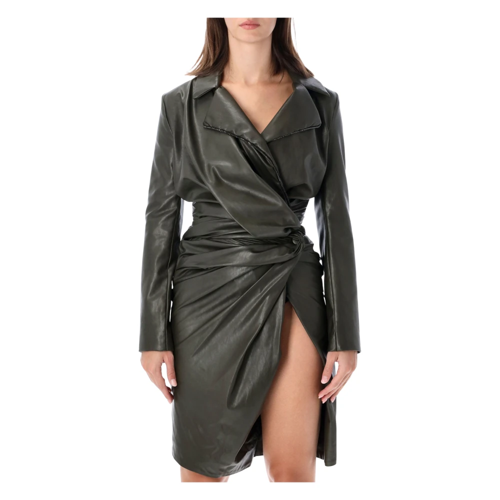 DIESEL - Giacca G-DRAP verde militare - Donna - Taglia 42 - Immagine 3