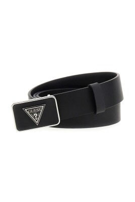ceinture-en-cuir-logo-metallique-noir