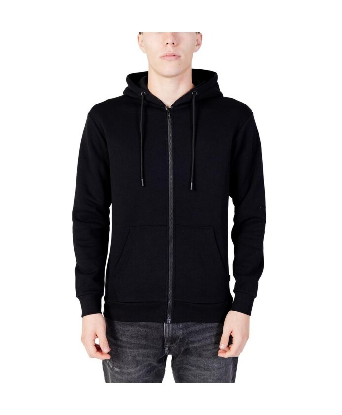 sweat-a-capuche-en-polyester-noir