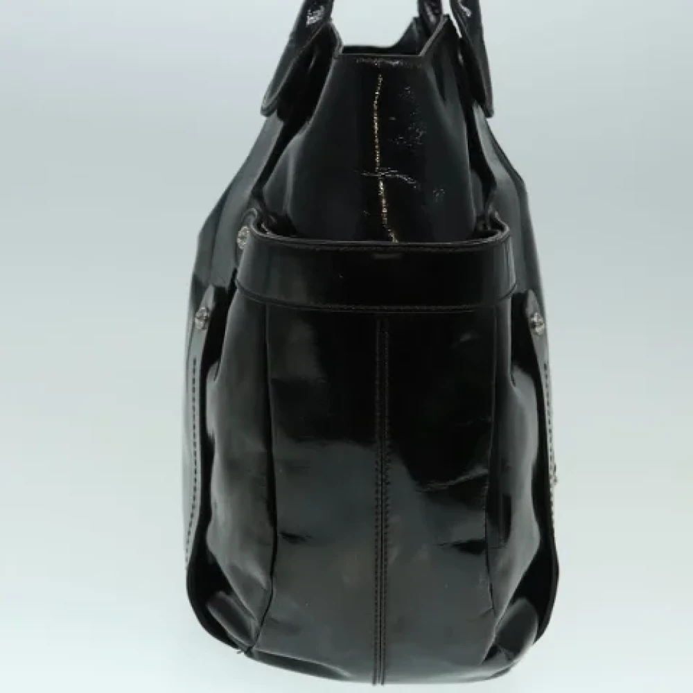 Salvatore Ferragamo Pre-owned Leather handbags Black Dames