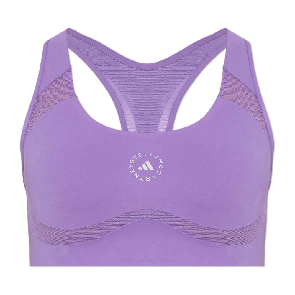 Adidas By Stella Mccartney Women's Purple Training Bra - Sports Bras - S - Sport